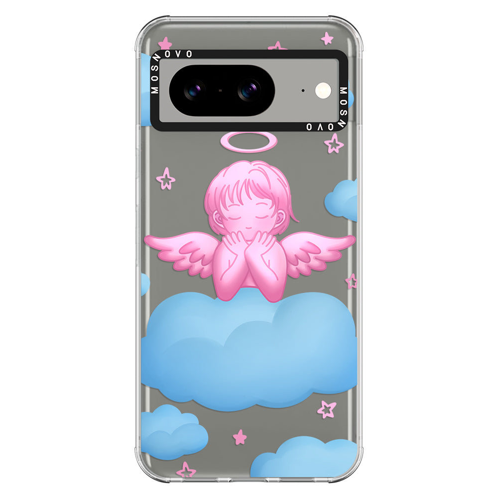 Pink Serenity Angel Phone Case - Google Pixel 8 Case