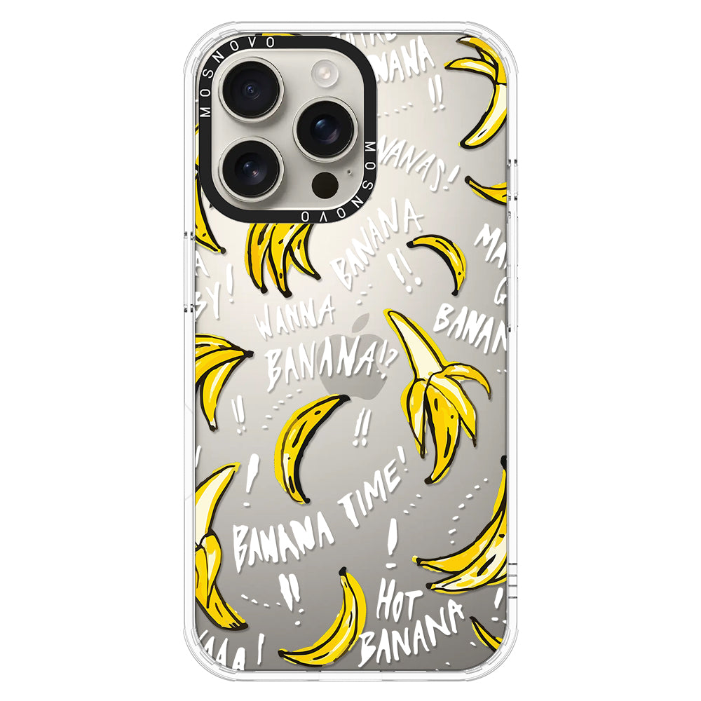 Banana Banana Phone Case - iPhone 16 Pro Max Case - MOSNOVO