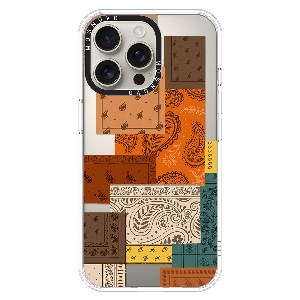 Vintage Paisley Phone Case - iPhone 16 Pro Max Case - MOSNOVO