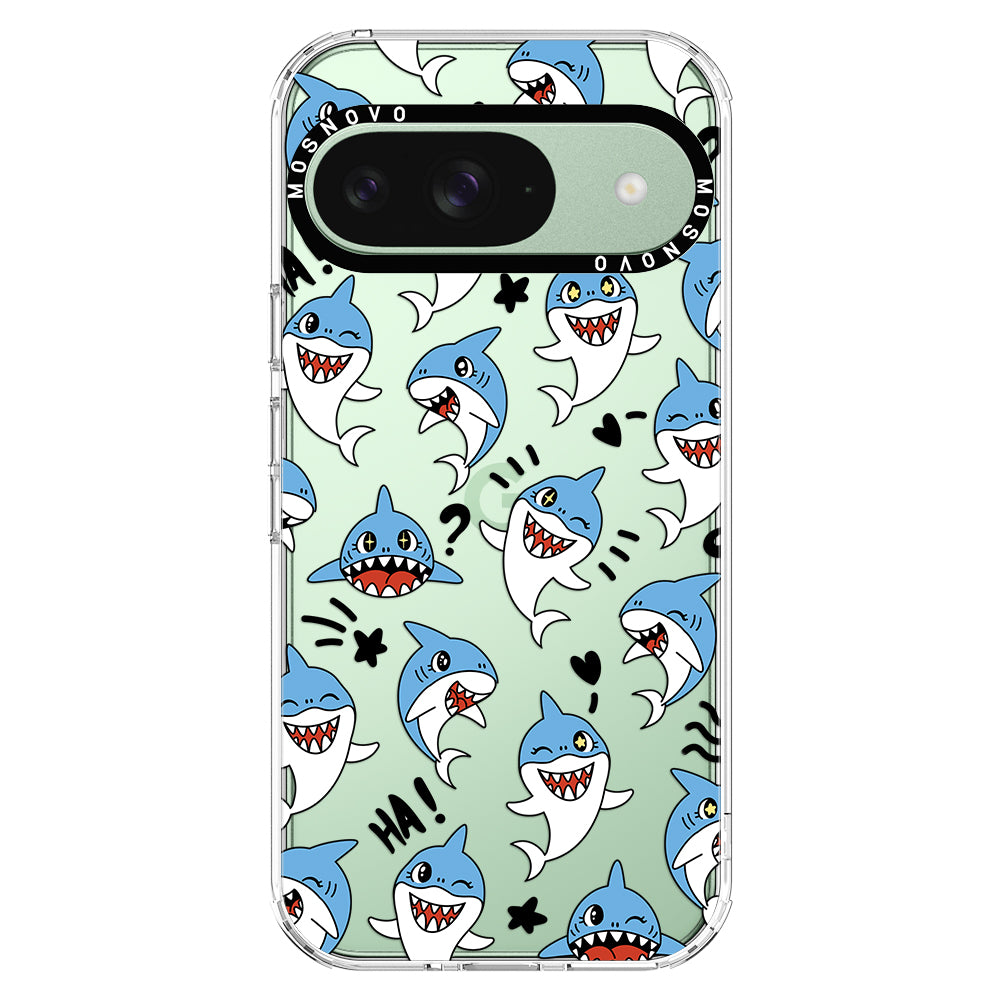 Cute Sharks Phone Case - Google Pixel 9 Case