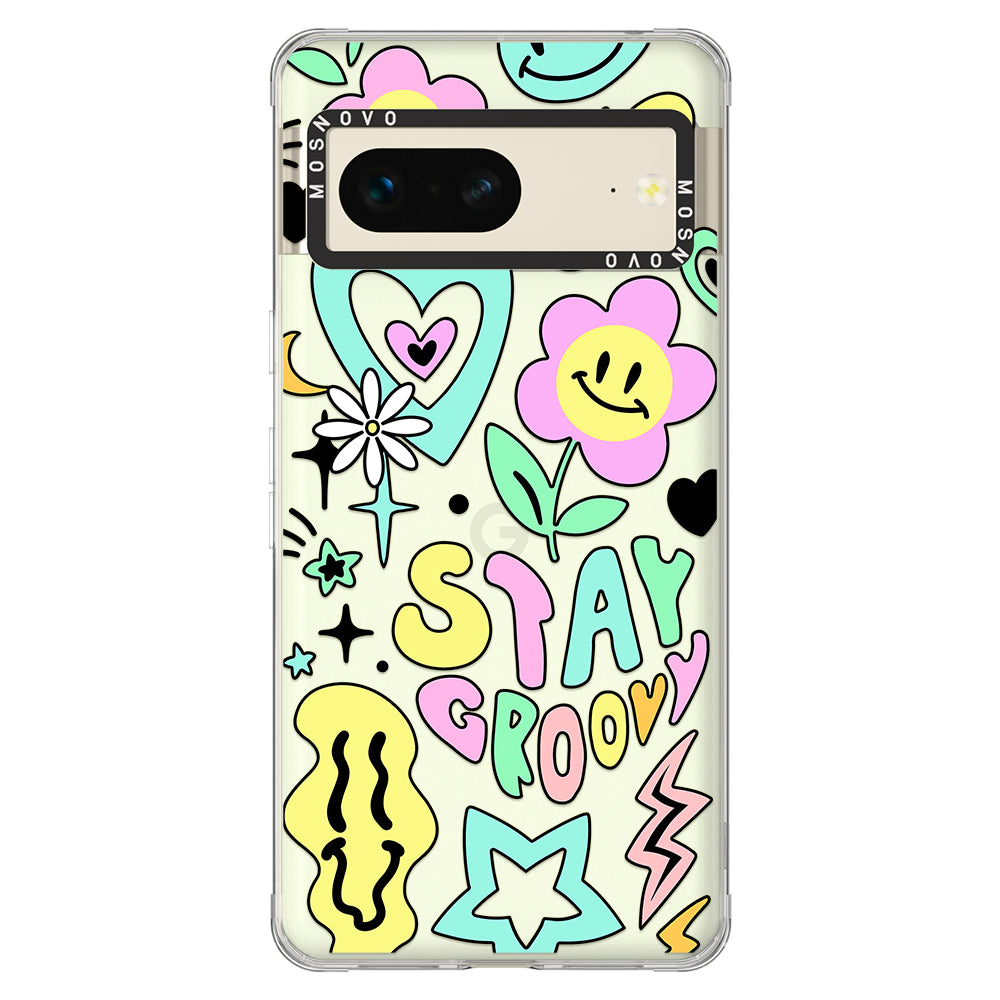 Stay Groovy Phone Case - Google Pixel 7 Case