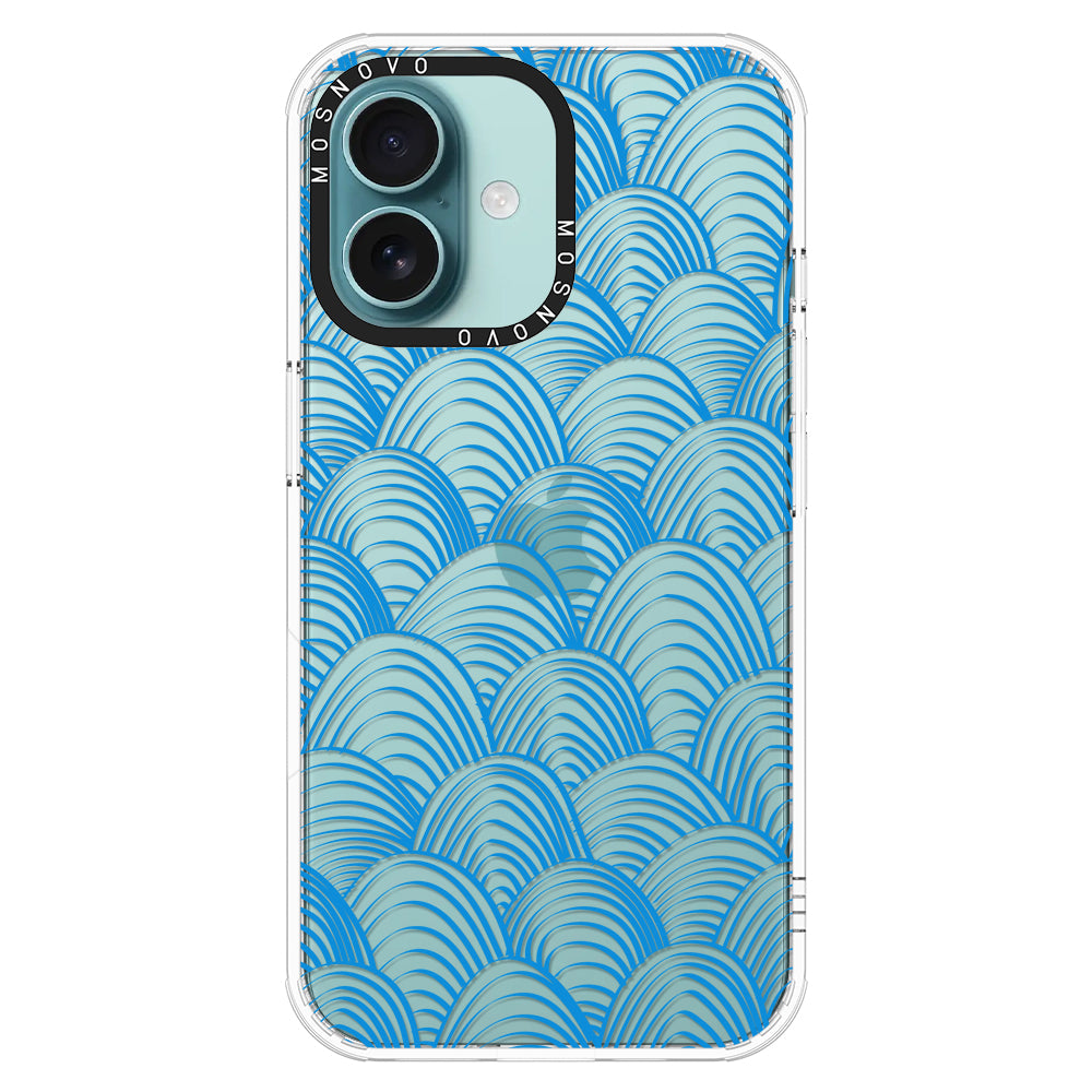 Wavy Wave Phone Case - iPhone 16 Plus Case - MOSNOVO