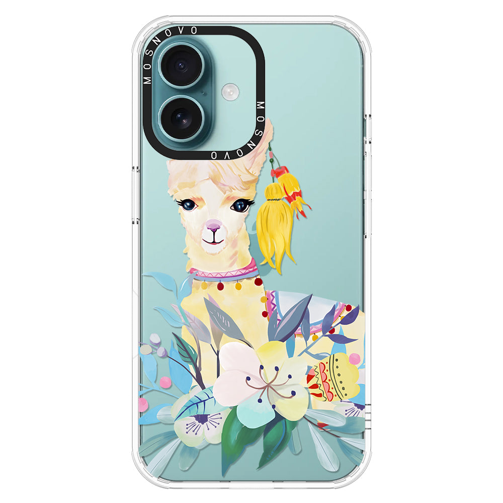 Boho Llama Phone Case - iPhone 16 Plus Case - MOSNOVO