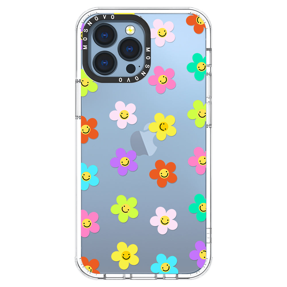 Smile Floral Phone Case - iPhone 13 Pro Max Case