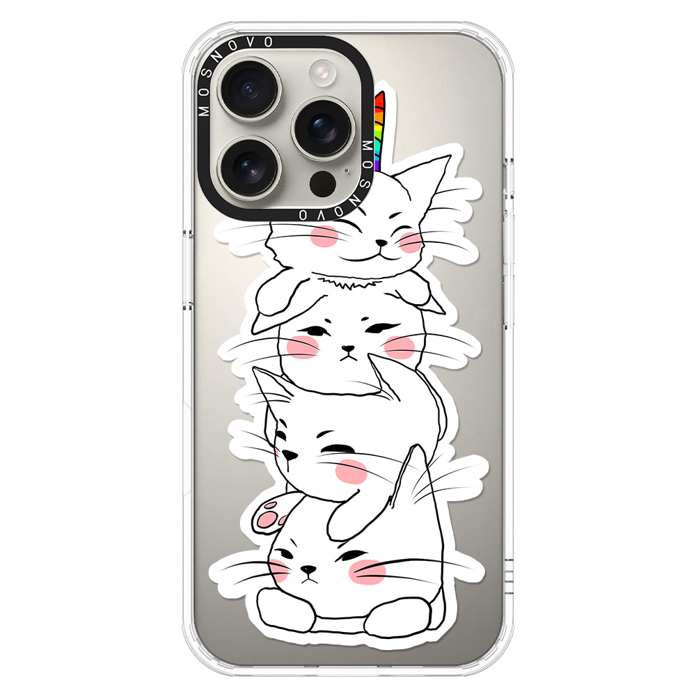 Squishcat Phone Case - iPhone 16 Pro Max Case - MOSNOVO