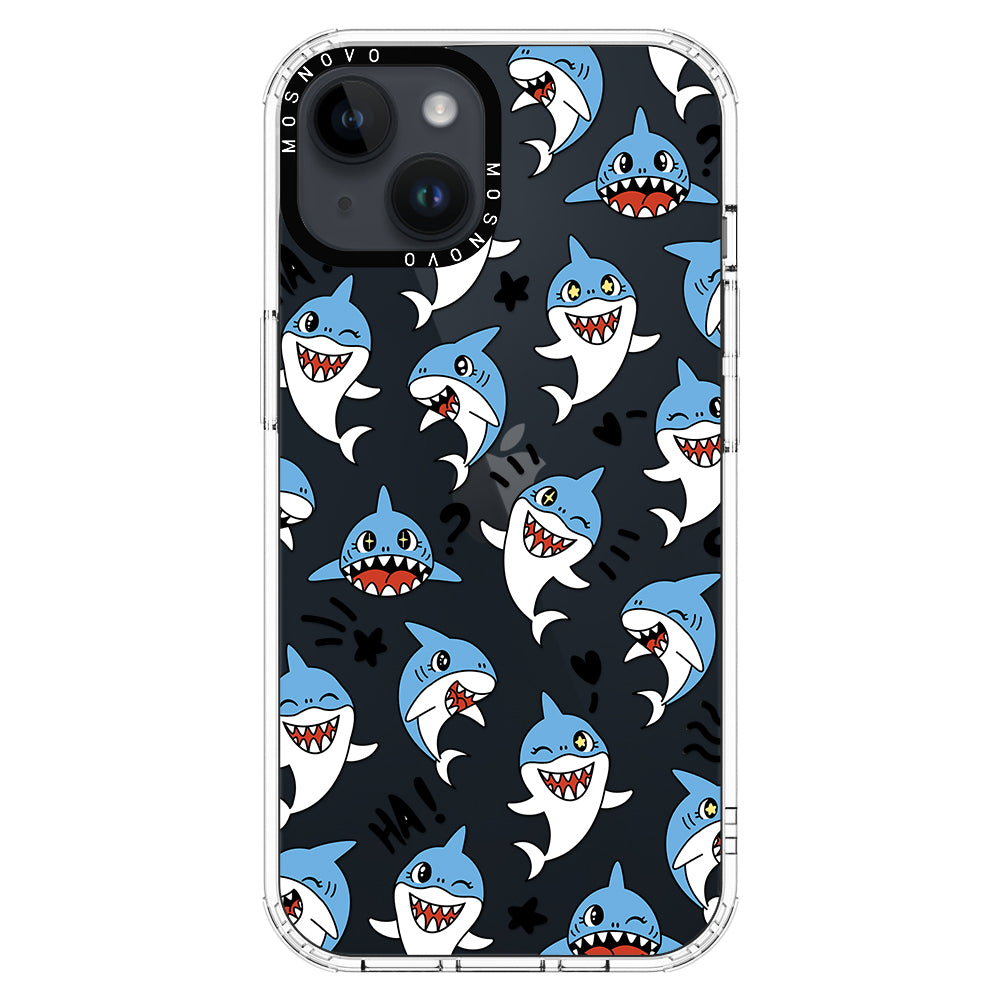 Cute Sharks Phone Case - iPhone 14 Case