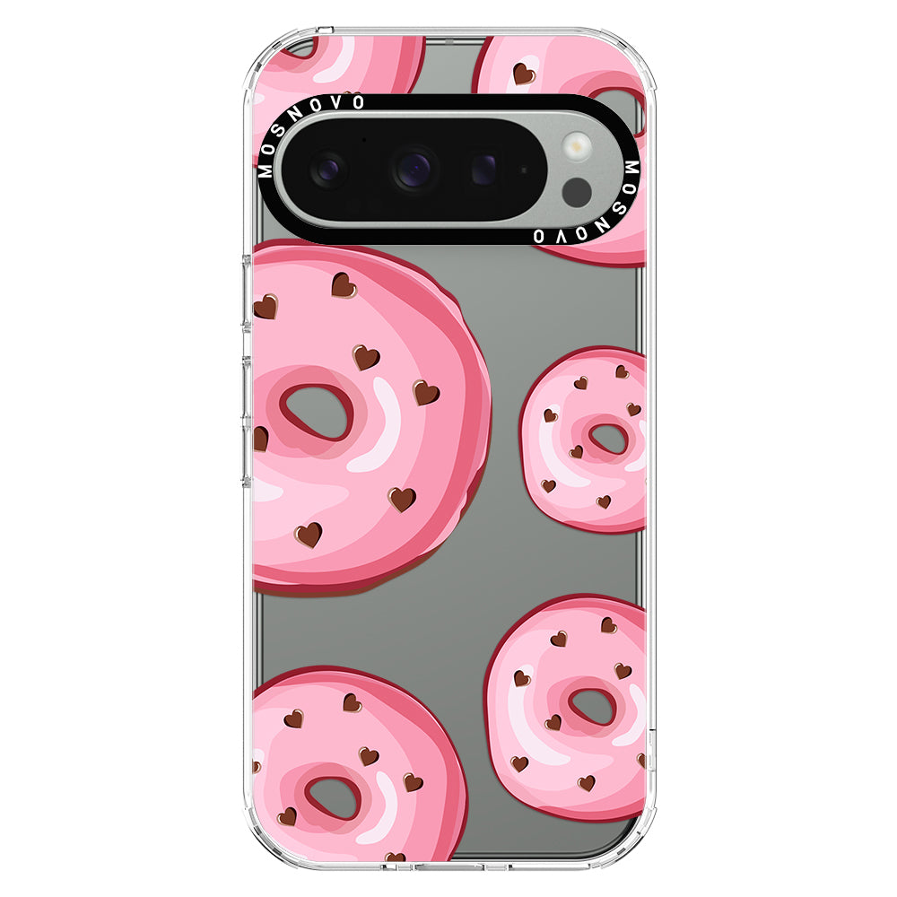 Pink Donuts Phone Case - Google Pixel 9 Pro Case