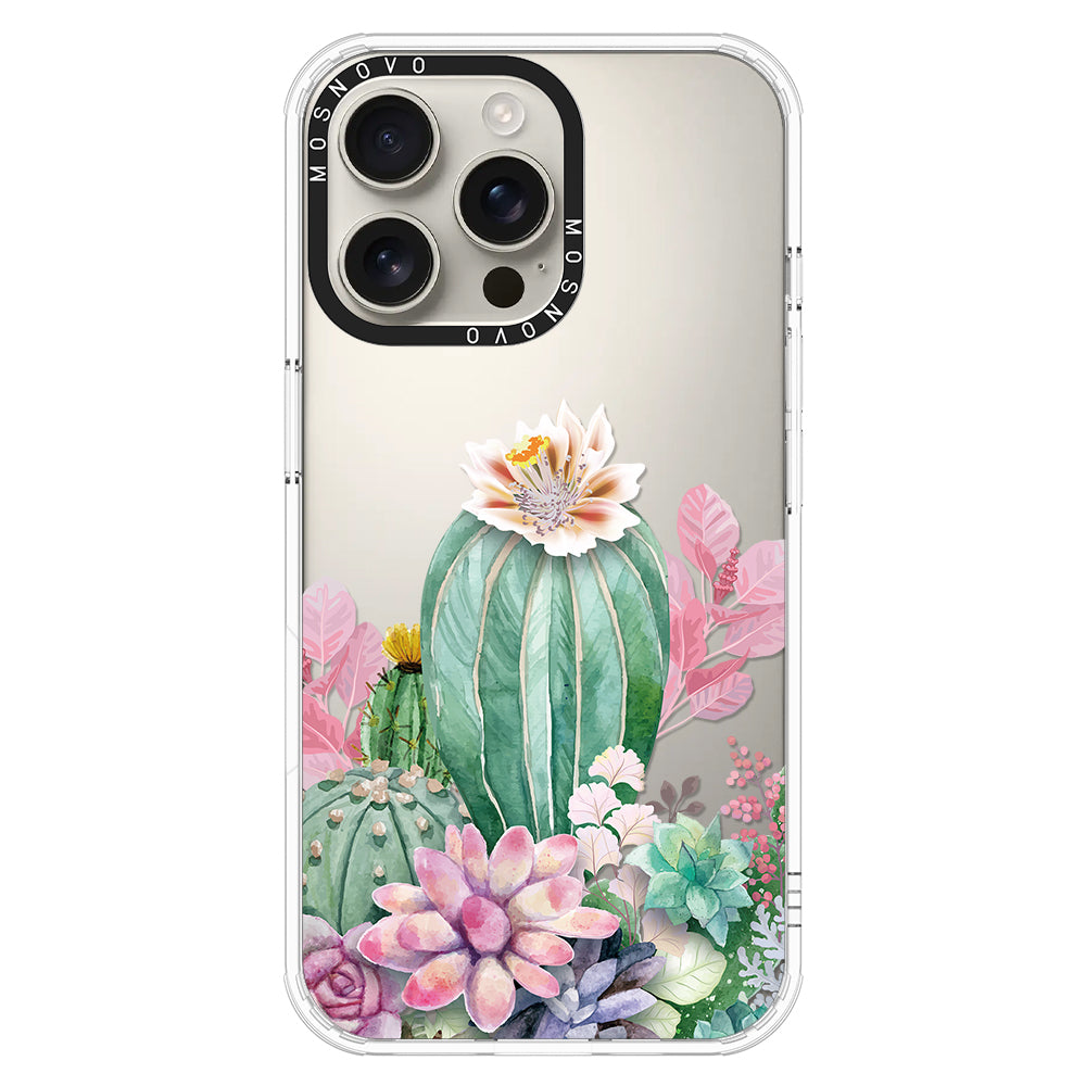 Cactaceae Phone Case - iPhone 16 Pro Max Case - MOSNOVO