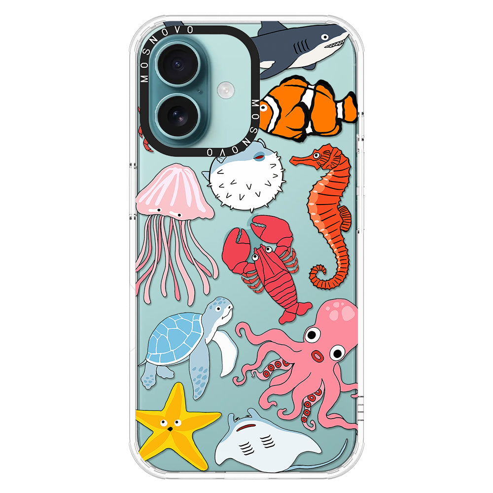 Sea World Phone Case - iPhone 16 Plus Case - MOSNOVO