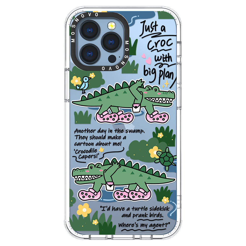 Croc with Big Plan Phone Case - iPhone 13 Pro Max Case