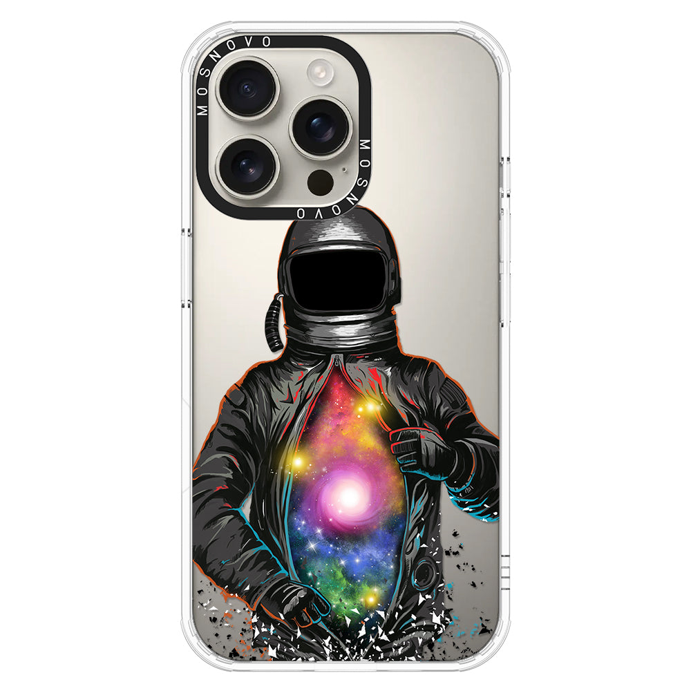 Mystery Astronaut Phone Case - iPhone 16 Pro Max Case - MOSNOVO