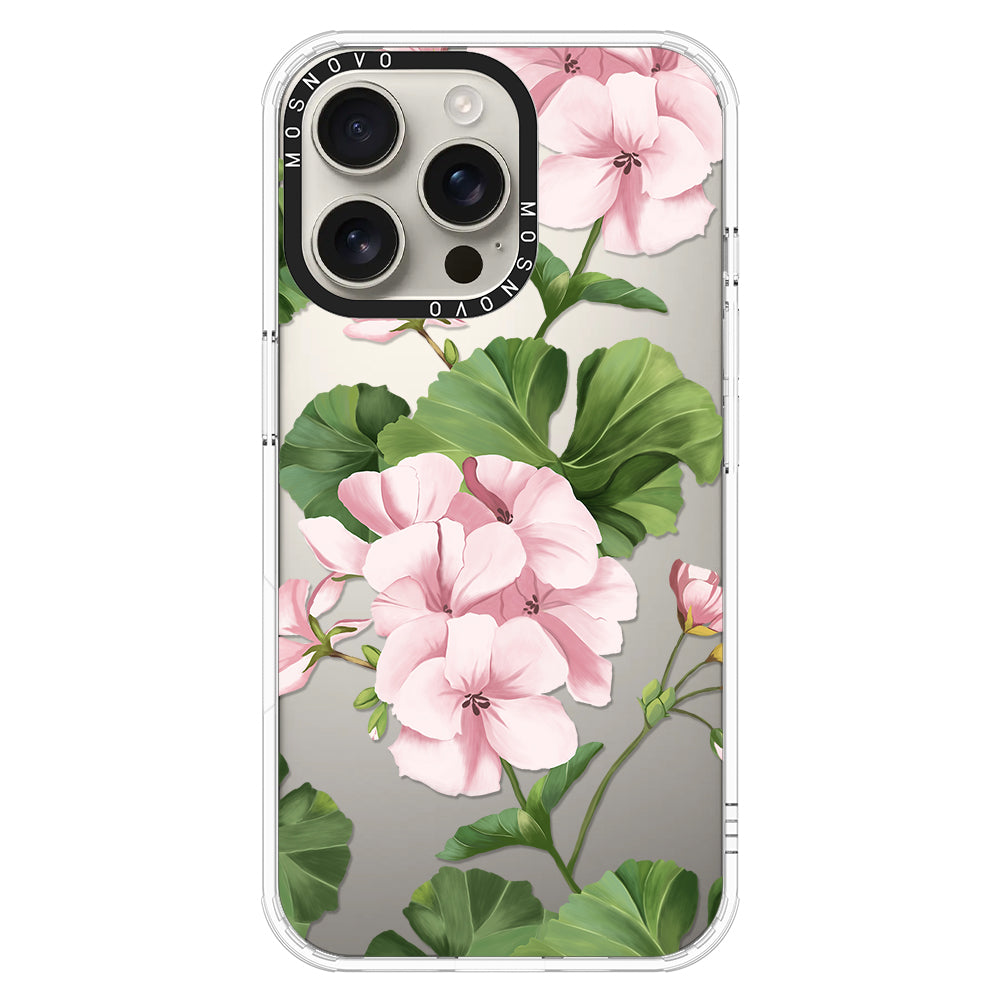 Geranium Phone Case - iPhone 16 Pro Max Case - MOSNOVO