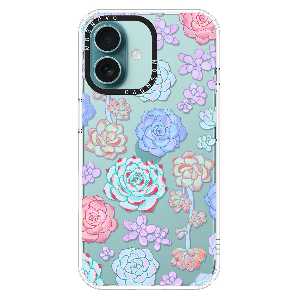 Succulents Phone Case - iPhone 16 Plus Case - MOSNOVO