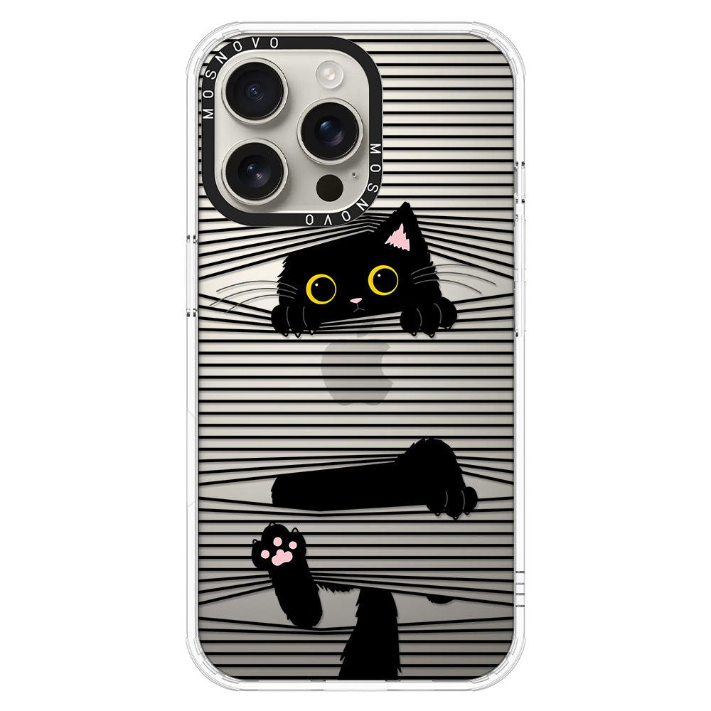 Hidden Black Cat Phone Case - iPhone 16 Pro Max Case