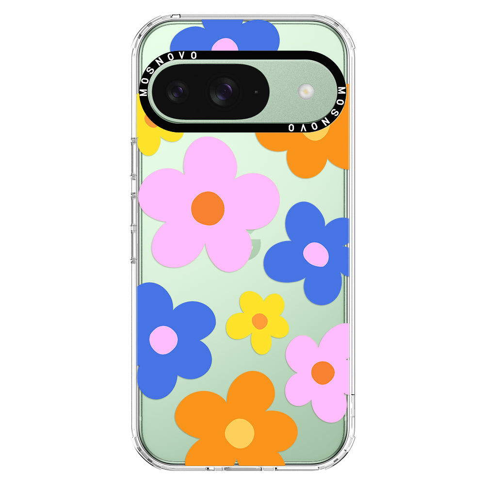 60's Groovy Flower Phone Case - Google Pixel 9 Case