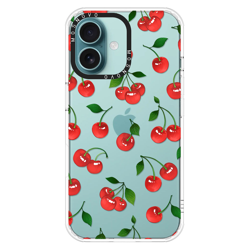 Poppy Cherry Phone Case - iPhone 16 Case - MOSNOVO