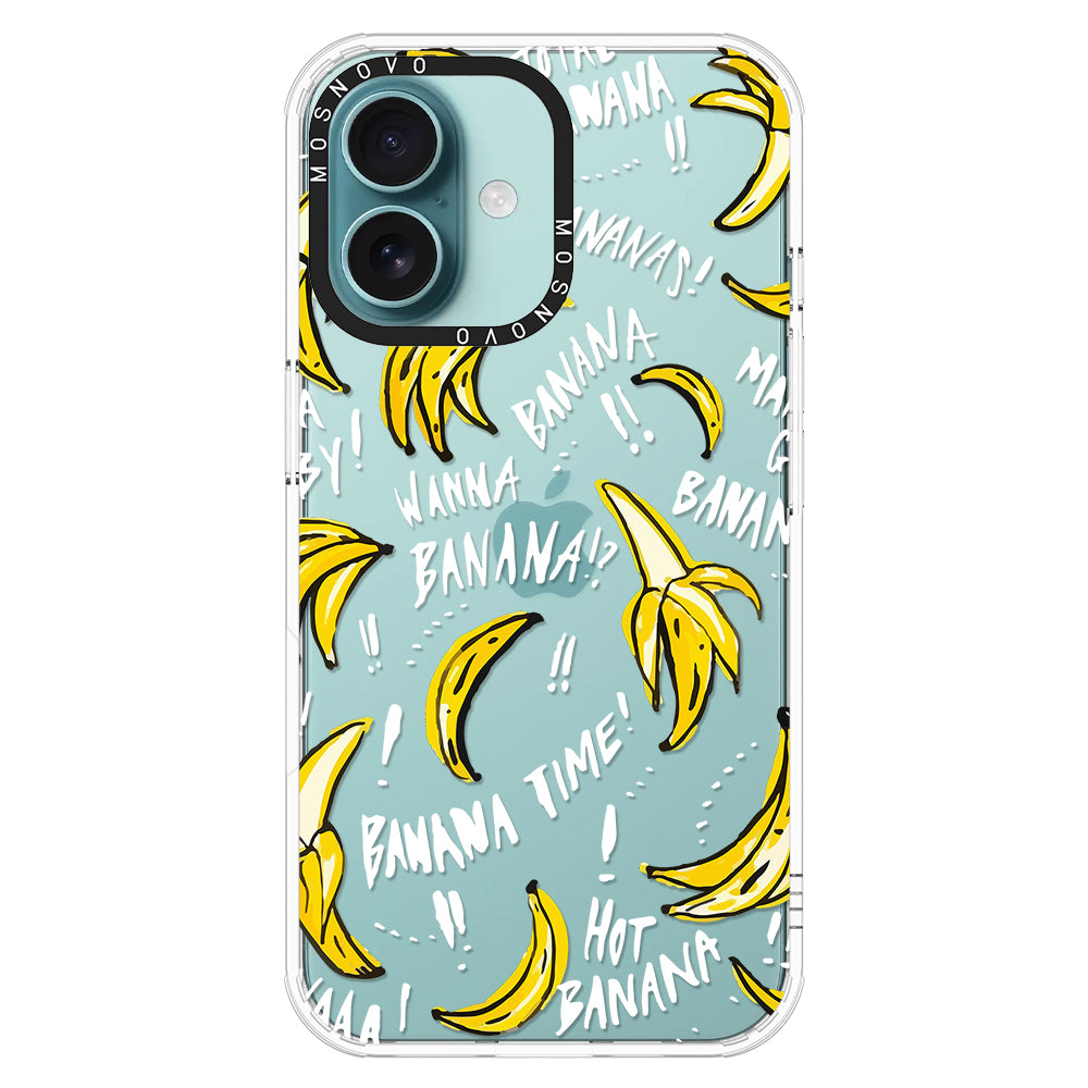 Banana Banana Phone Case - iPhone 16 Plus Case - MOSNOVO