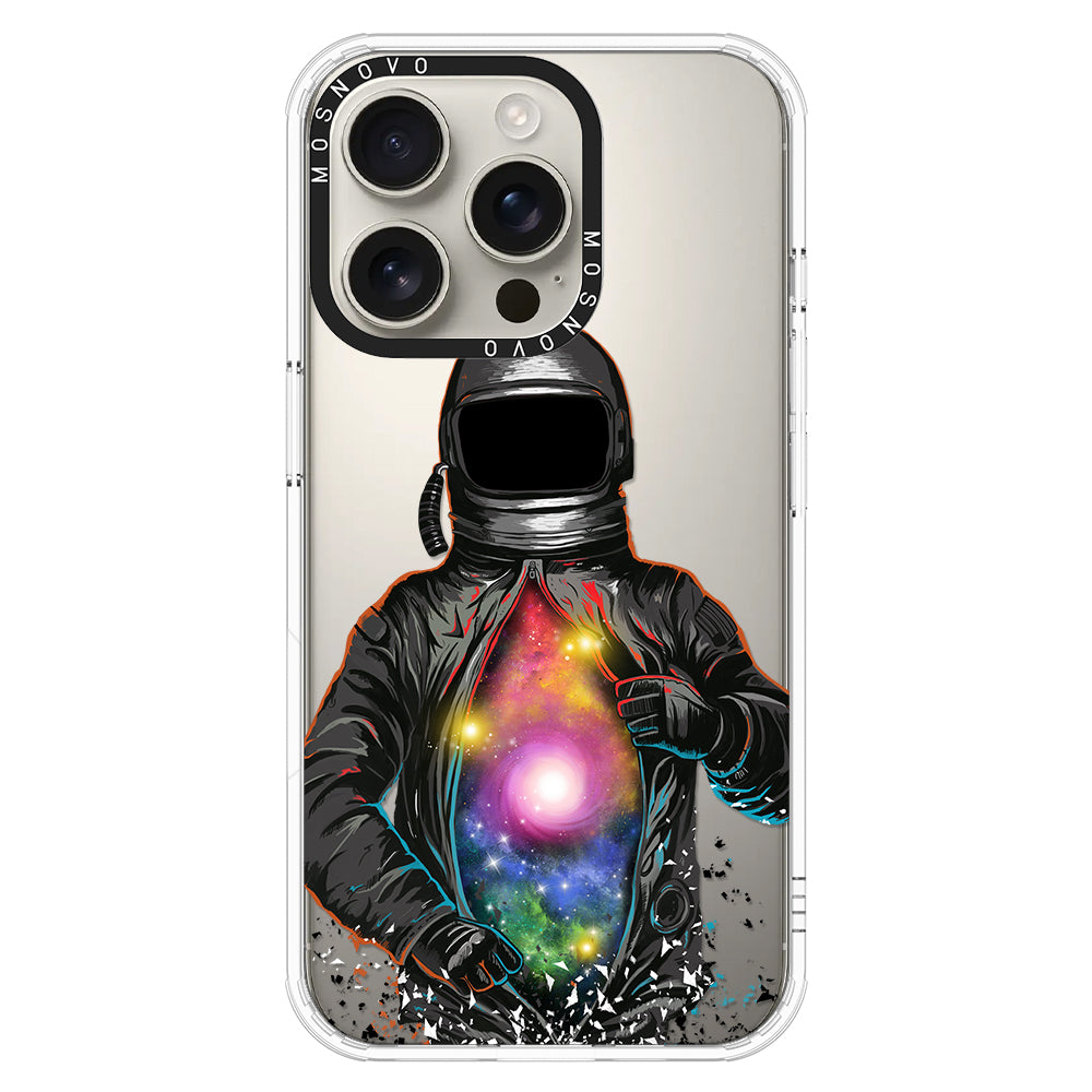 Mystery Astronaut Phone Case - iPhone 16 Pro Case - MOSNOVO