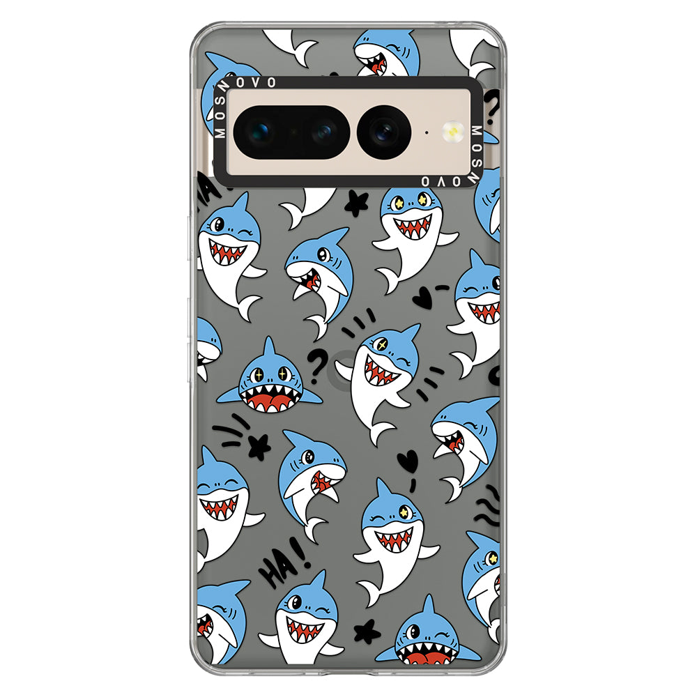 Cute Sharks Phone Case - Google Pixel 7 Pro Case