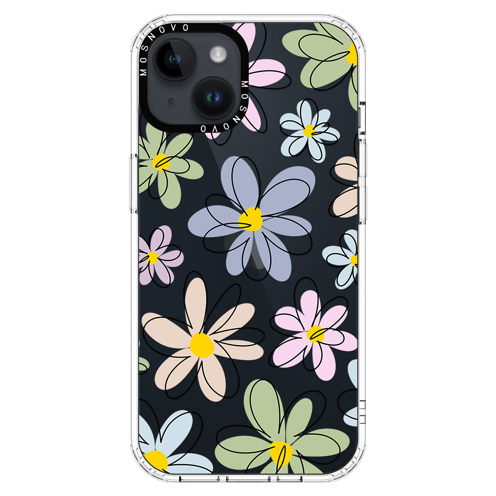 Linear Blooms Phone Case - iPhone 14 Case