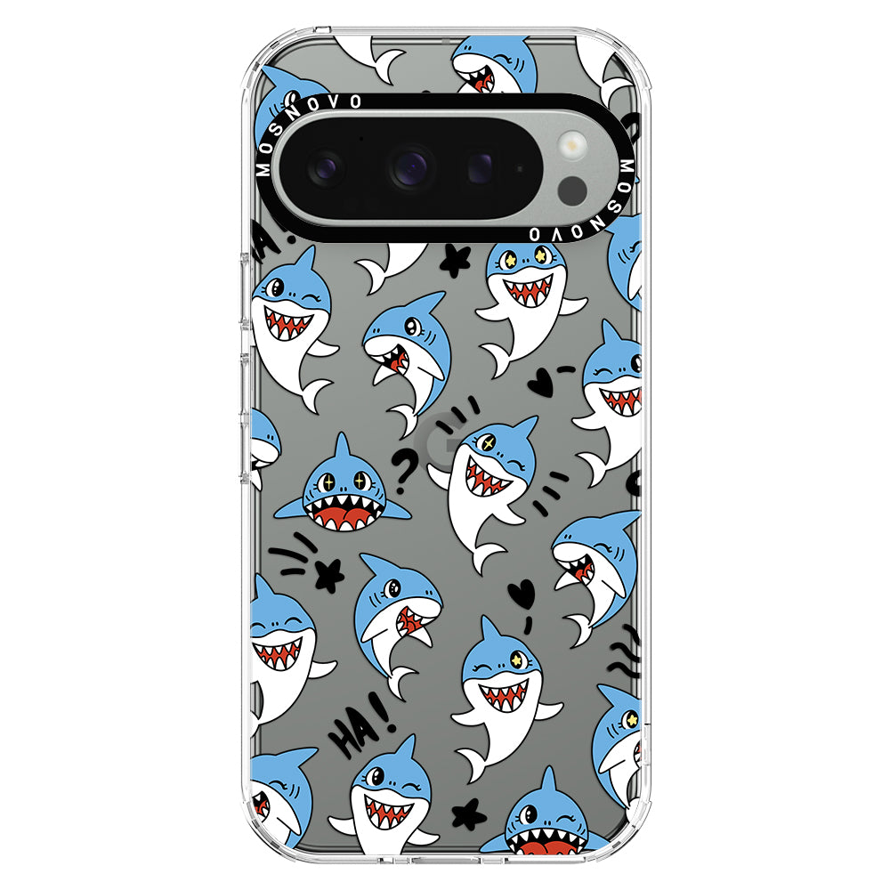 Cute Sharks Phone Case - Google Pixel 9 Pro XL Case