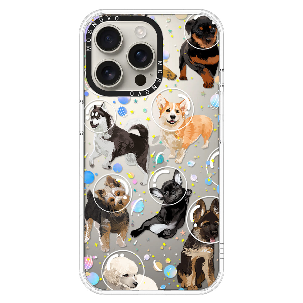 Space Dog Phone Case - iPhone 16 Pro Max Case - MOSNOVO