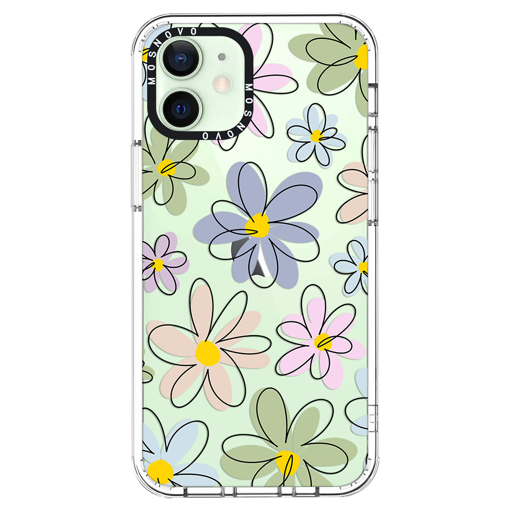 Linear Blooms Phone Case - iPhone 12 Case