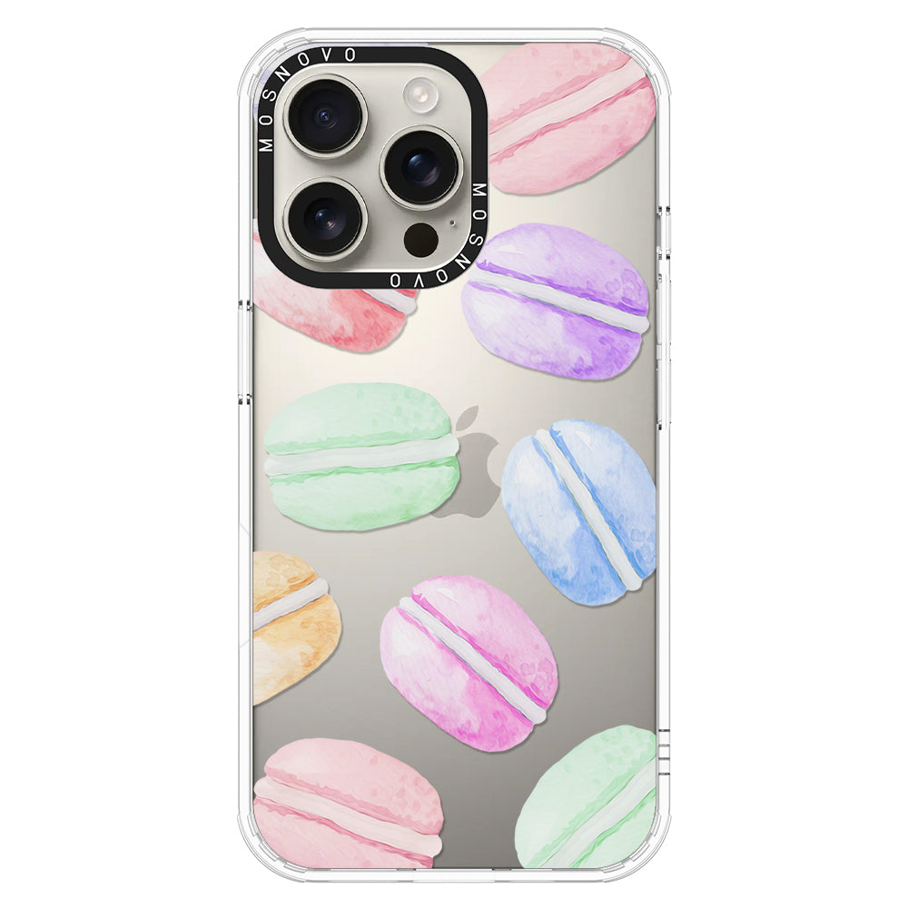 Pastel Macaron Phone Case - iPhone 16 Pro Max Case - MOSNOVO