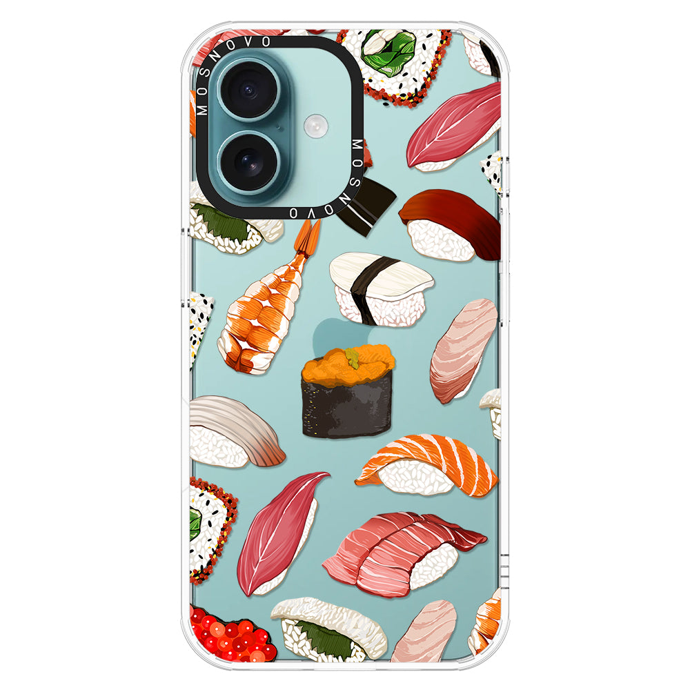 Mixed Sushi Phone Case - iPhone 16 Case - MOSNOVO