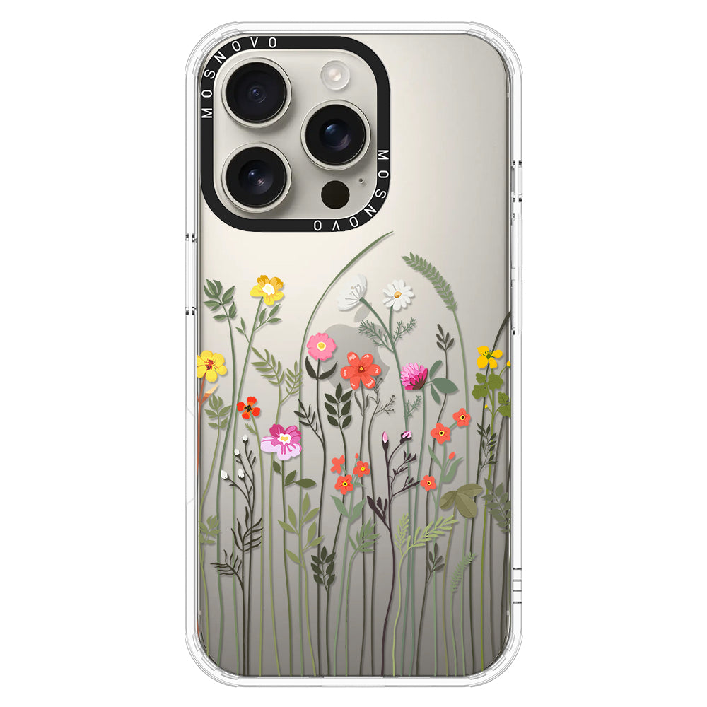 Spring Wildflower Phone Case - iPhone 16 Pro Case - MOSNOVO