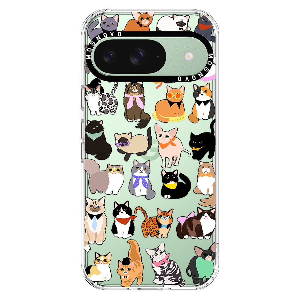 Cute Cats Phone Case - Google Pixel 9 Case