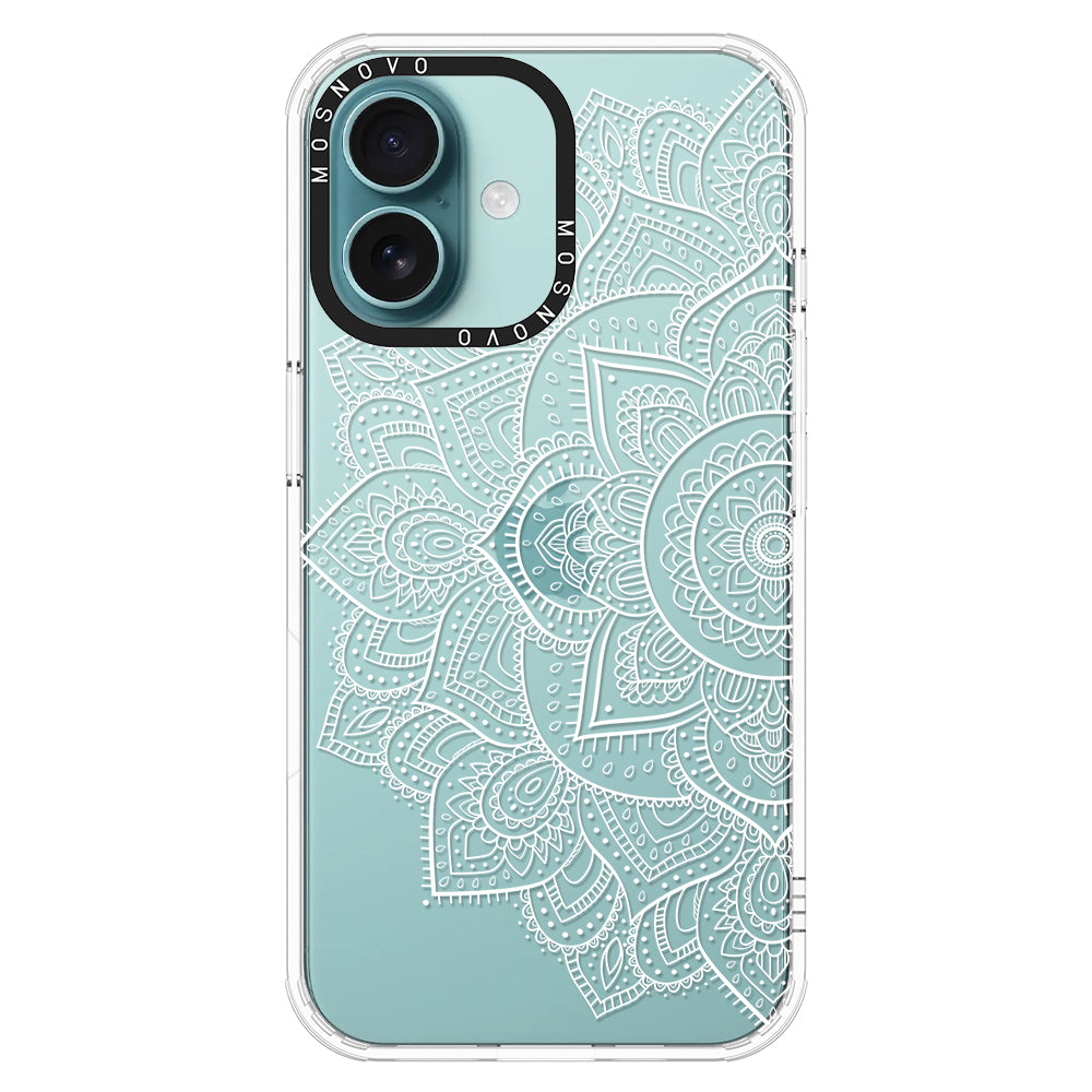 Half Mandala Phone Case - iPhone 16 Case - MOSNOVO