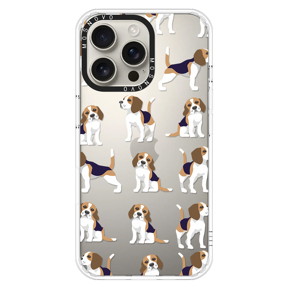 Cute Beagles Phone Case - iPhone 16 Pro Max Case - MOSNOVO