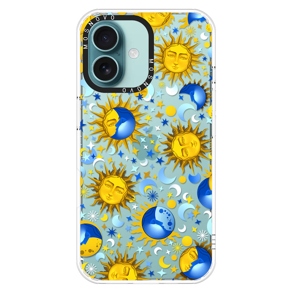 Sun and Moon Phone Case - iPhone 16 Case - MOSNOVO