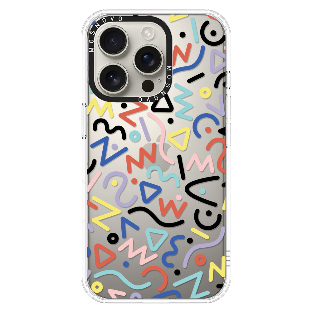 Doodle Art Phone Case - iPhone 16 Pro Case - MOSNOVO