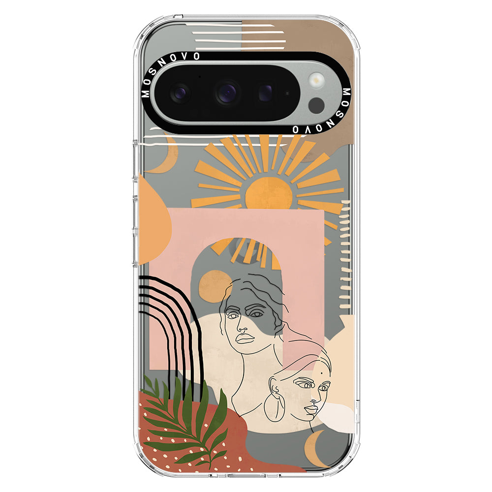 Modern Collage Art Phone Case - Google Pixel 9 Pro XL Case