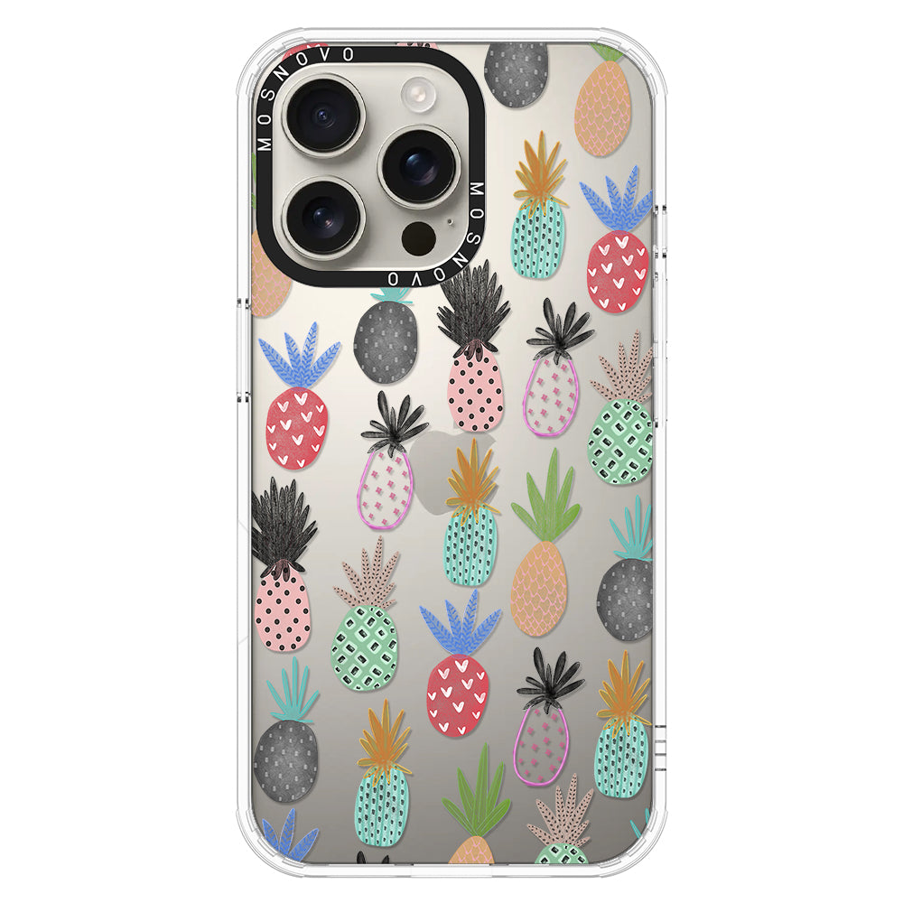 Cute Pineapple Phone Case - iPhone 16 Pro Max Case - MOSNOVO