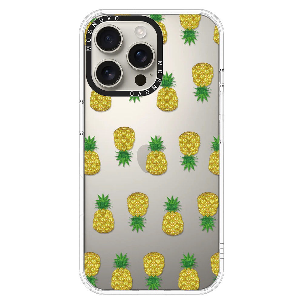 Cute Pineapples Phone Case - iPhone 16 Pro Max Case - MOSNOVO