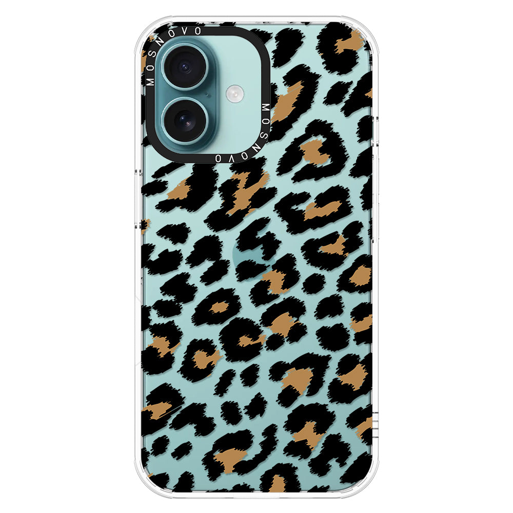 Leopard Print Phone Case - iPhone 16 Case - MOSNOVO