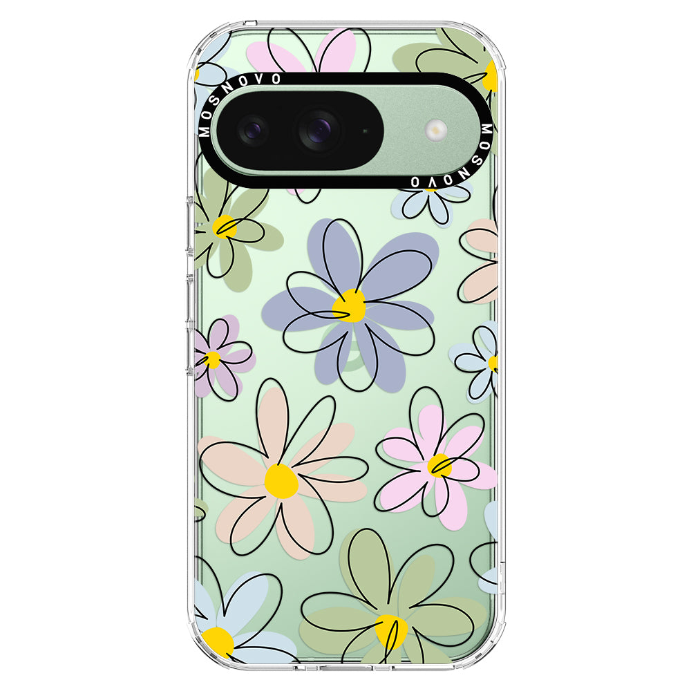 Linear Blooms Phone Case - Google Pixel 9 Case