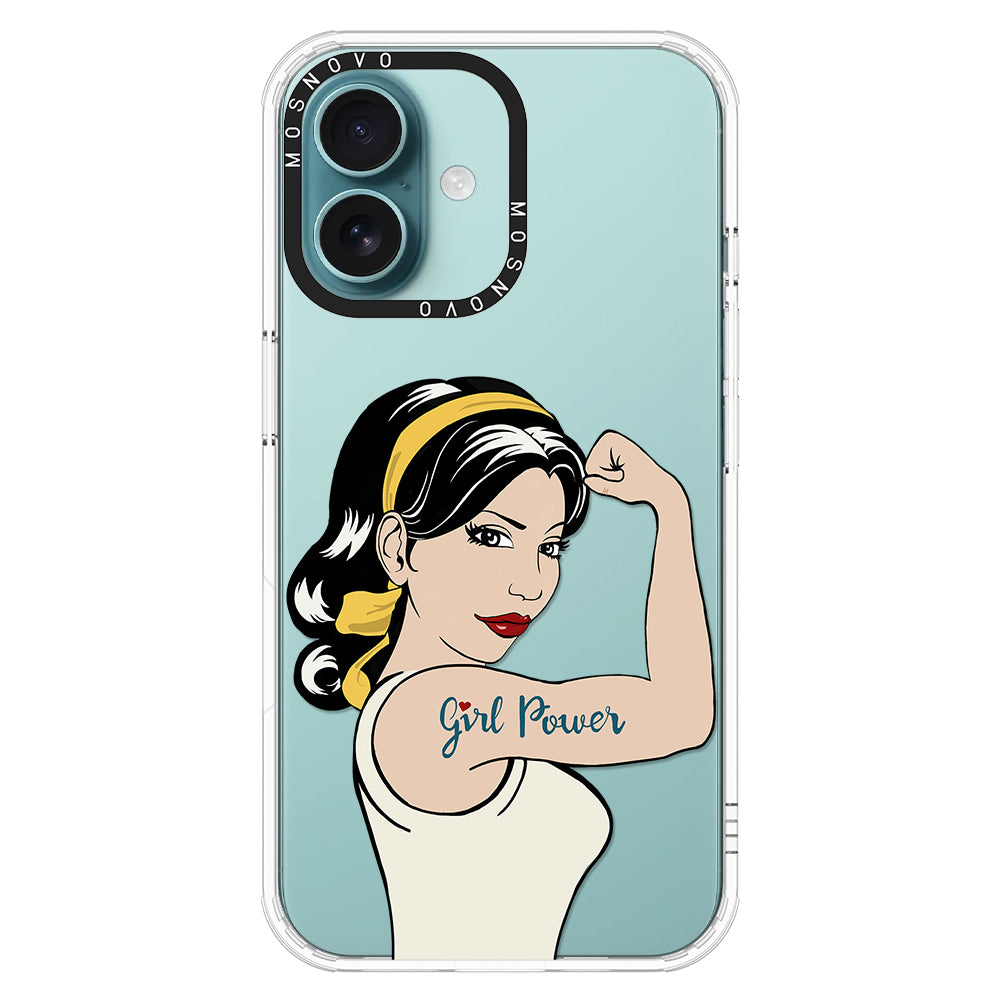 Girl Power Phone Case - iPhone 16 Plus Case - MOSNOVO