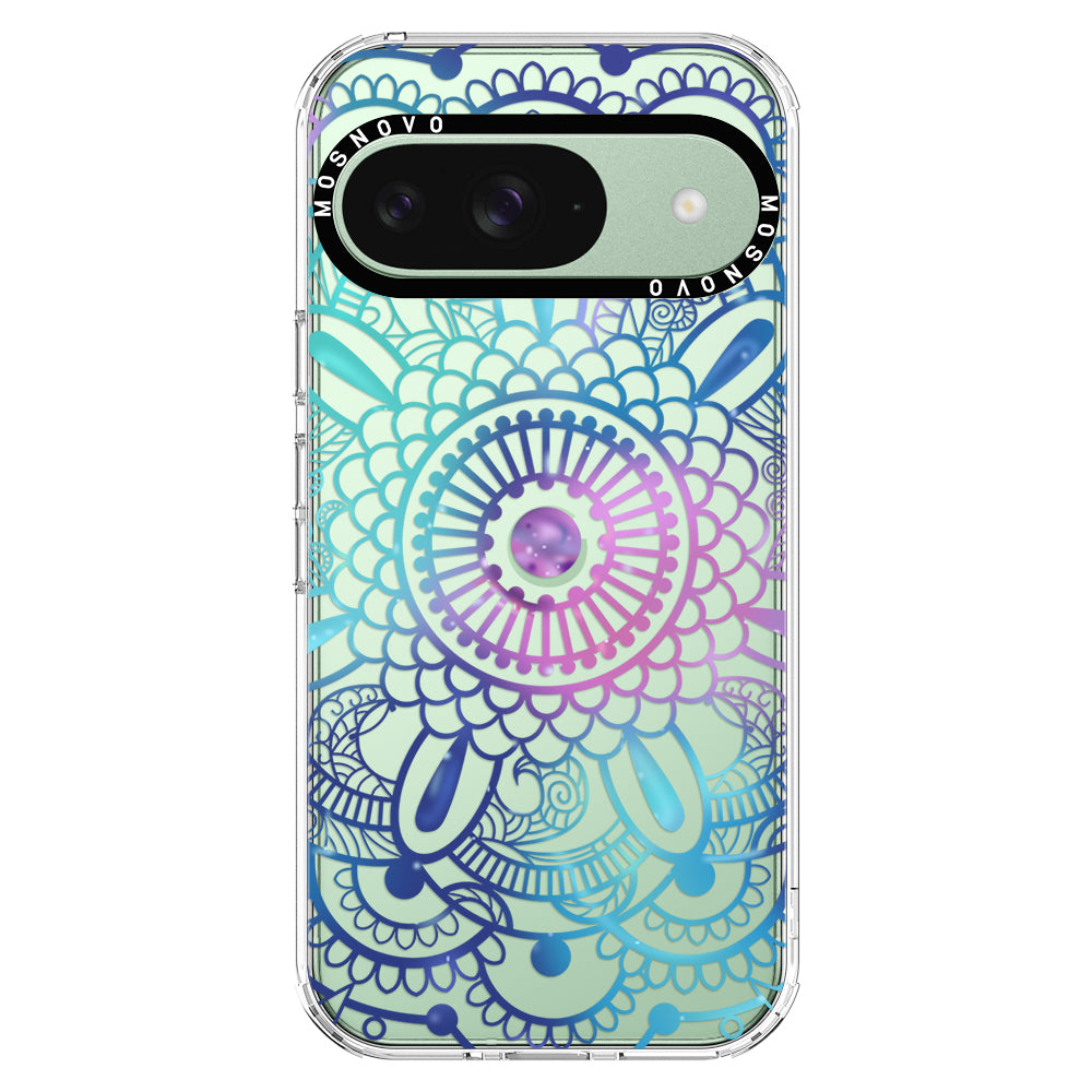 Violet Blue Mandala Phone Case - Google Pixel 9 Case