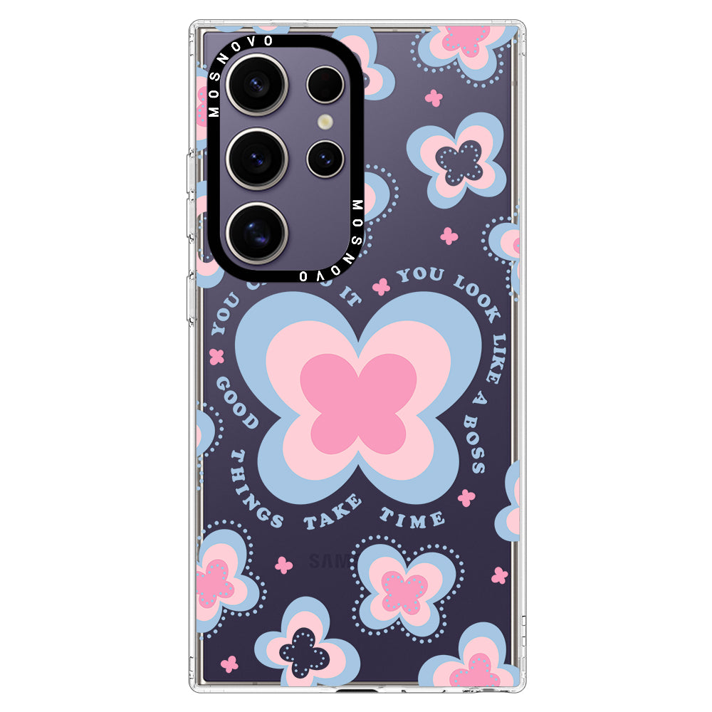 Blooming Butterflies Phone Case - Samsung Galaxy S24 Ultra Case