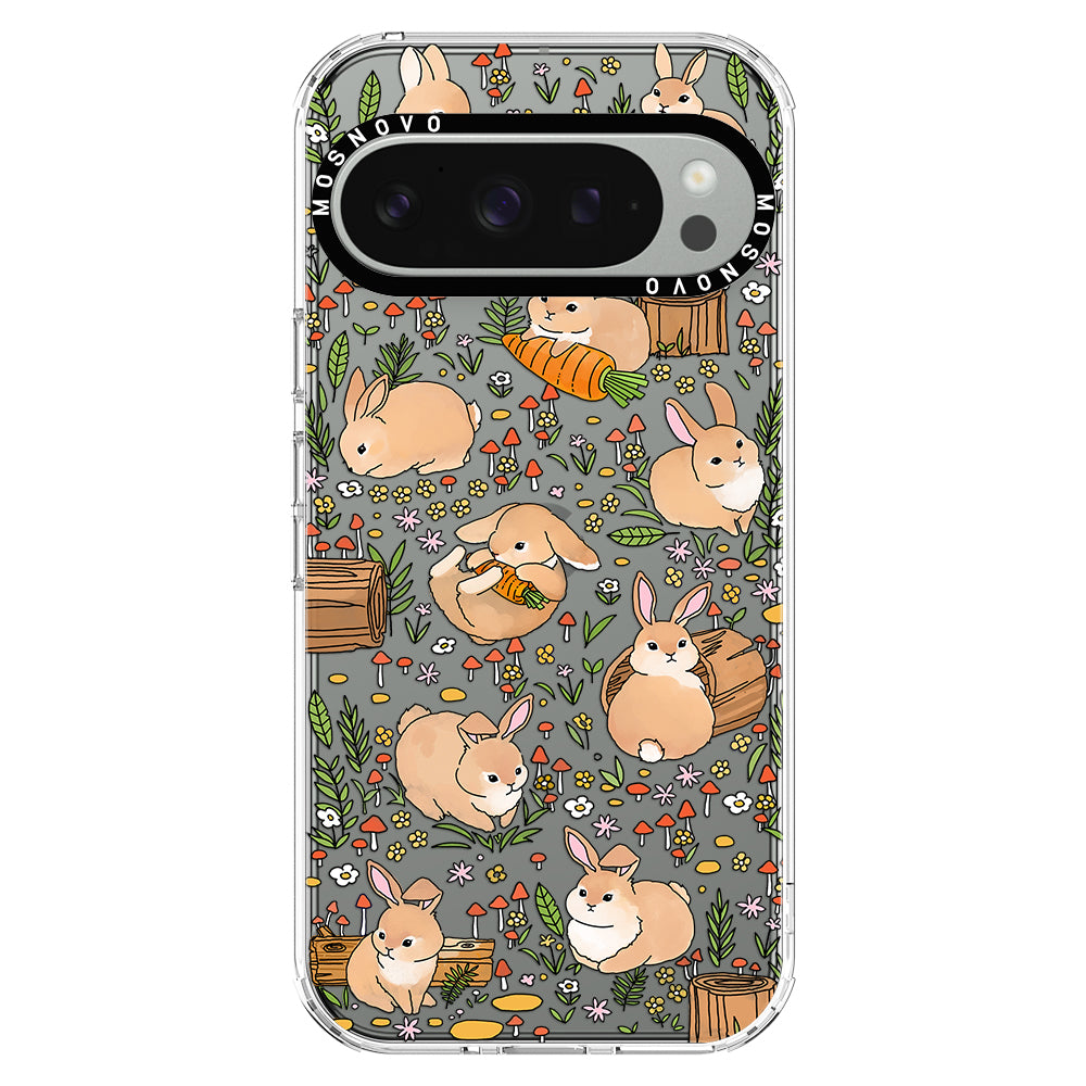 Bunny Garden Phone Case - Google Pixel 9 Pro XL Case