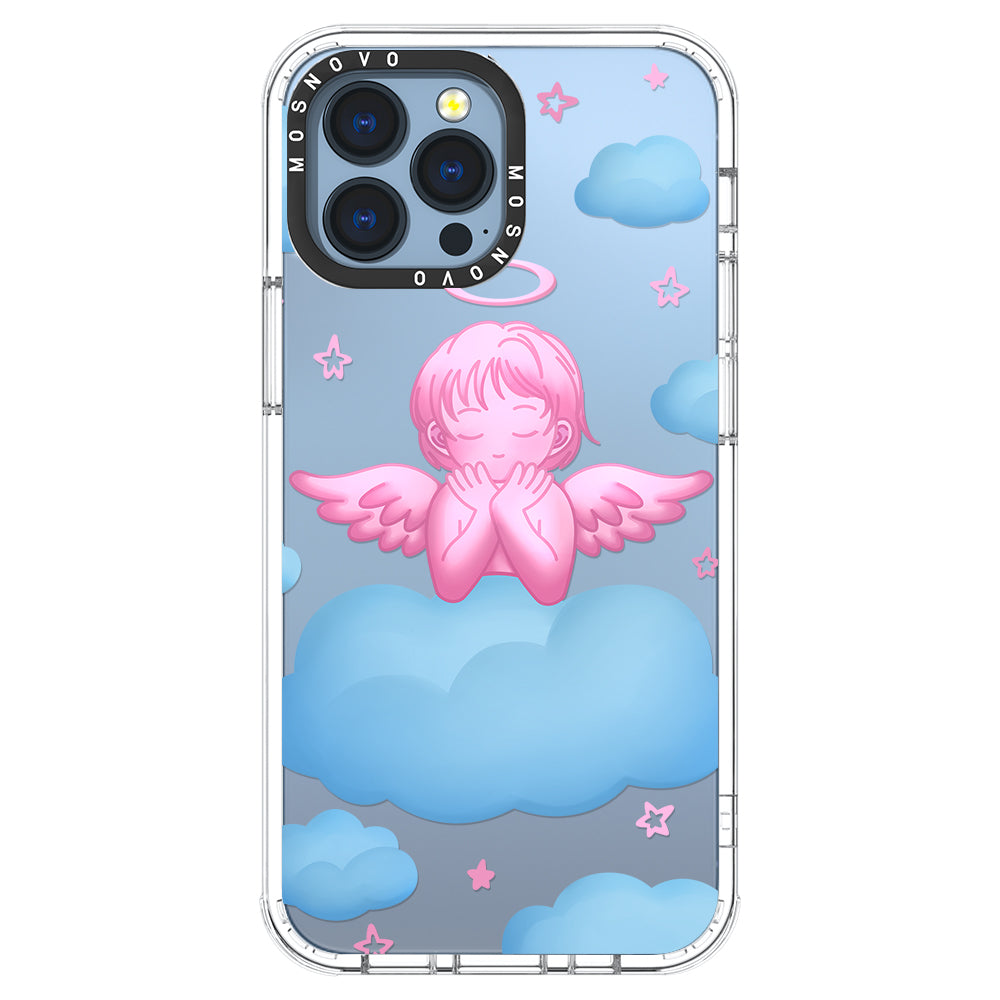 Pink Serenity Angel Phone Case - iPhone 13 Pro Max Case