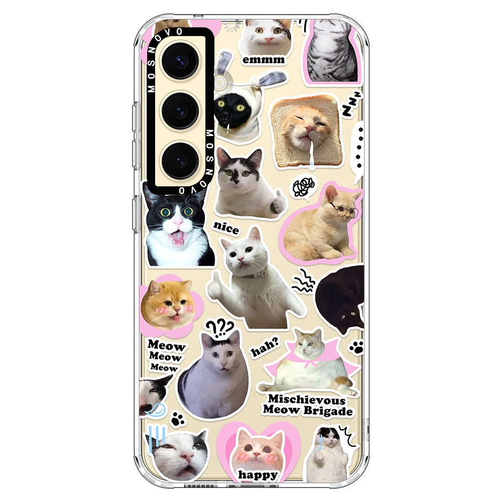 The Cat Brigade Phone Case - Samsung Galaxy S24 Plus Case