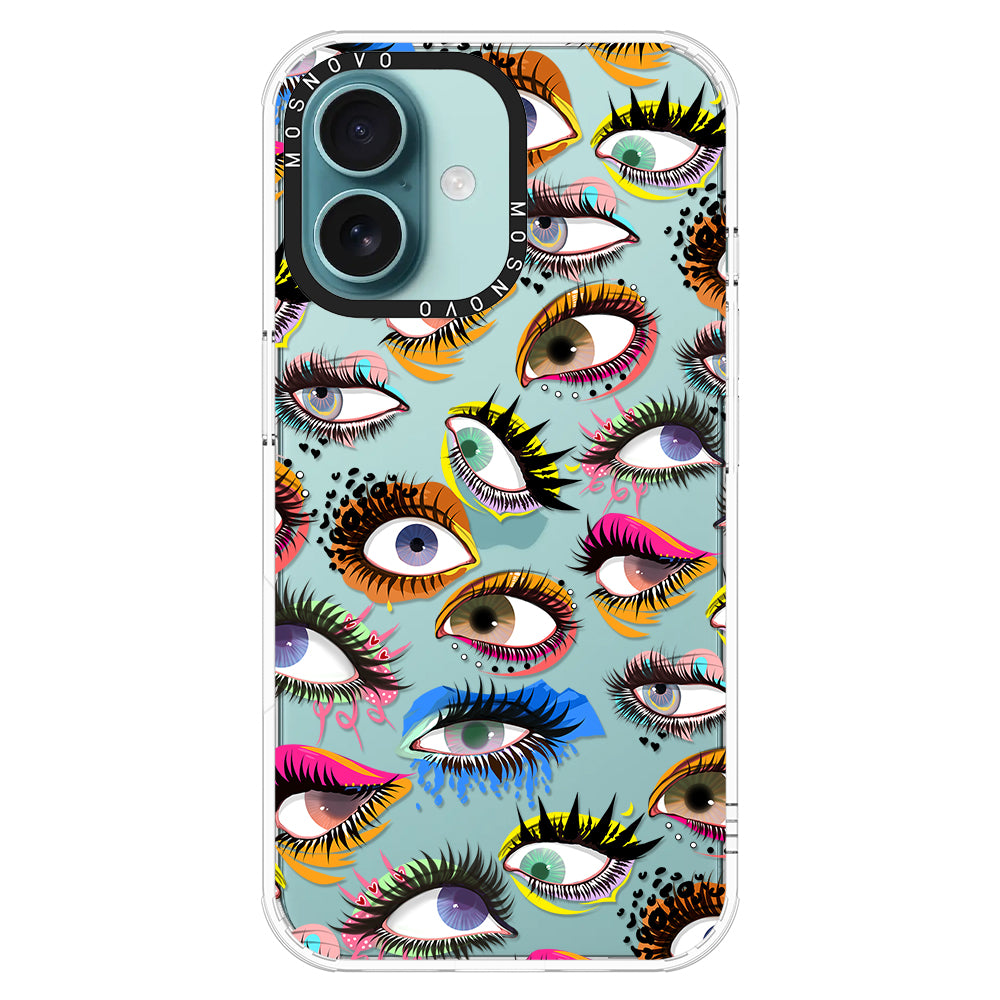 Eyes Phone Case - iPhone 16 Plus Case - MOSNOVO