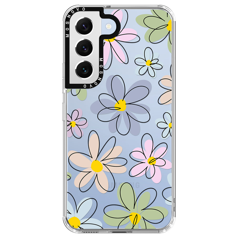 Linear Blooms Phone Case - Samsung Galaxy S22 Plus Case