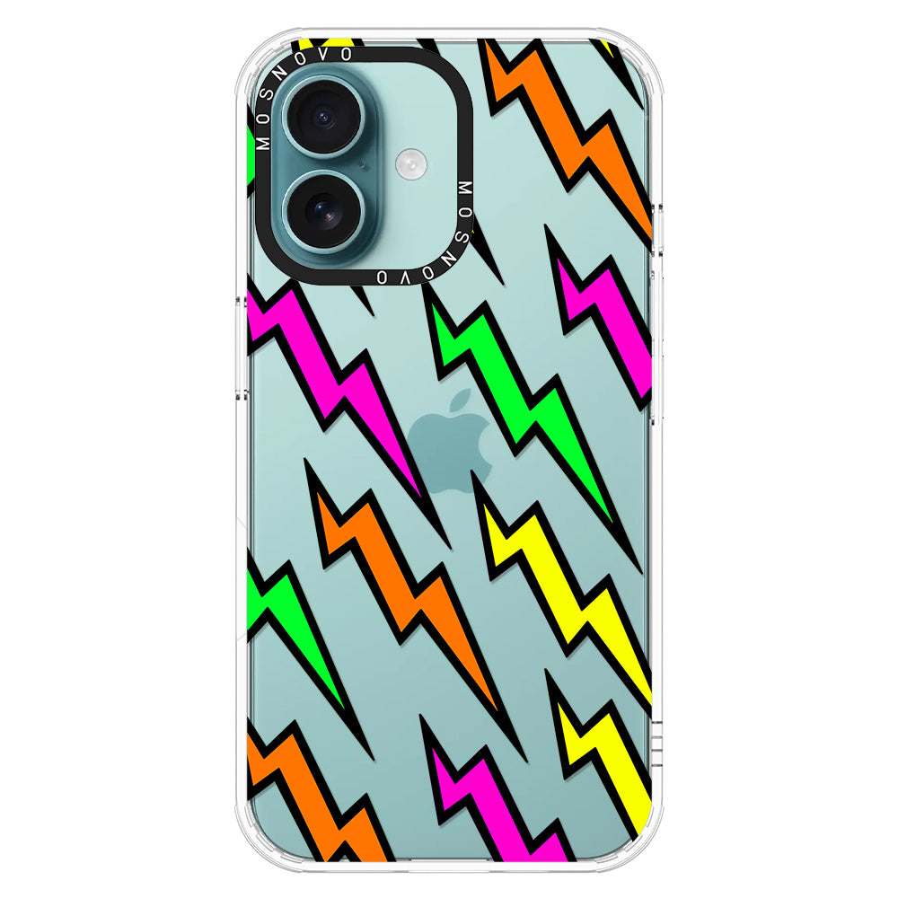 Colorful Lightning Phone Case - iPhone 16 Plus Case - MOSNOVO