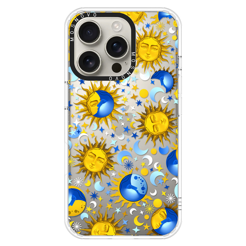 Sun and Moon Phone Case - iPhone 16 Pro Case - MOSNOVO